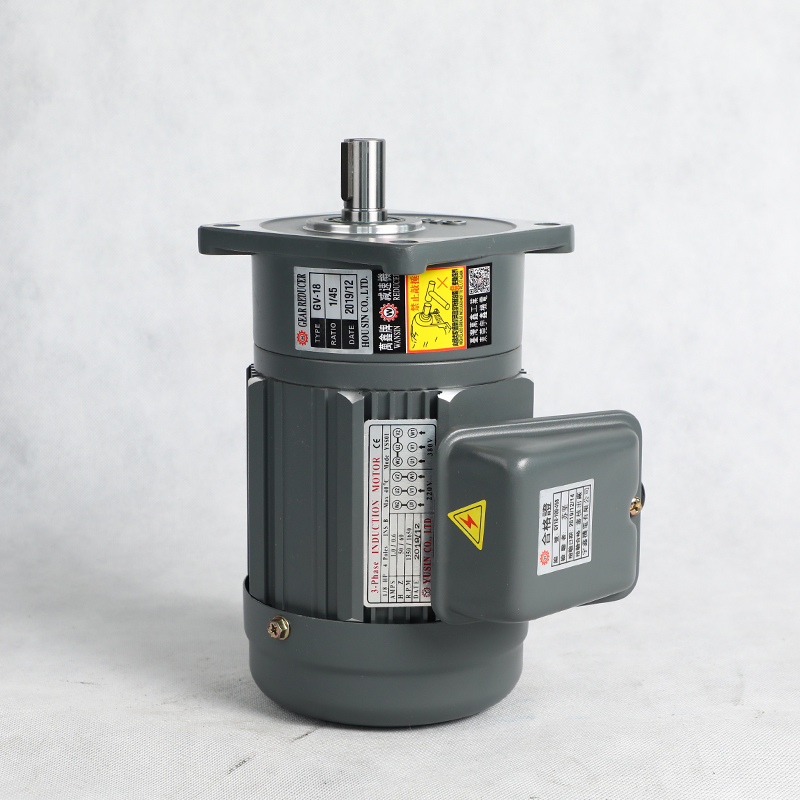 What is the function of a gear reduction motor?